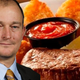 Chelgren in front of his alma mater. (Photo: IowaSenateRepublicans.com and Sizzler)